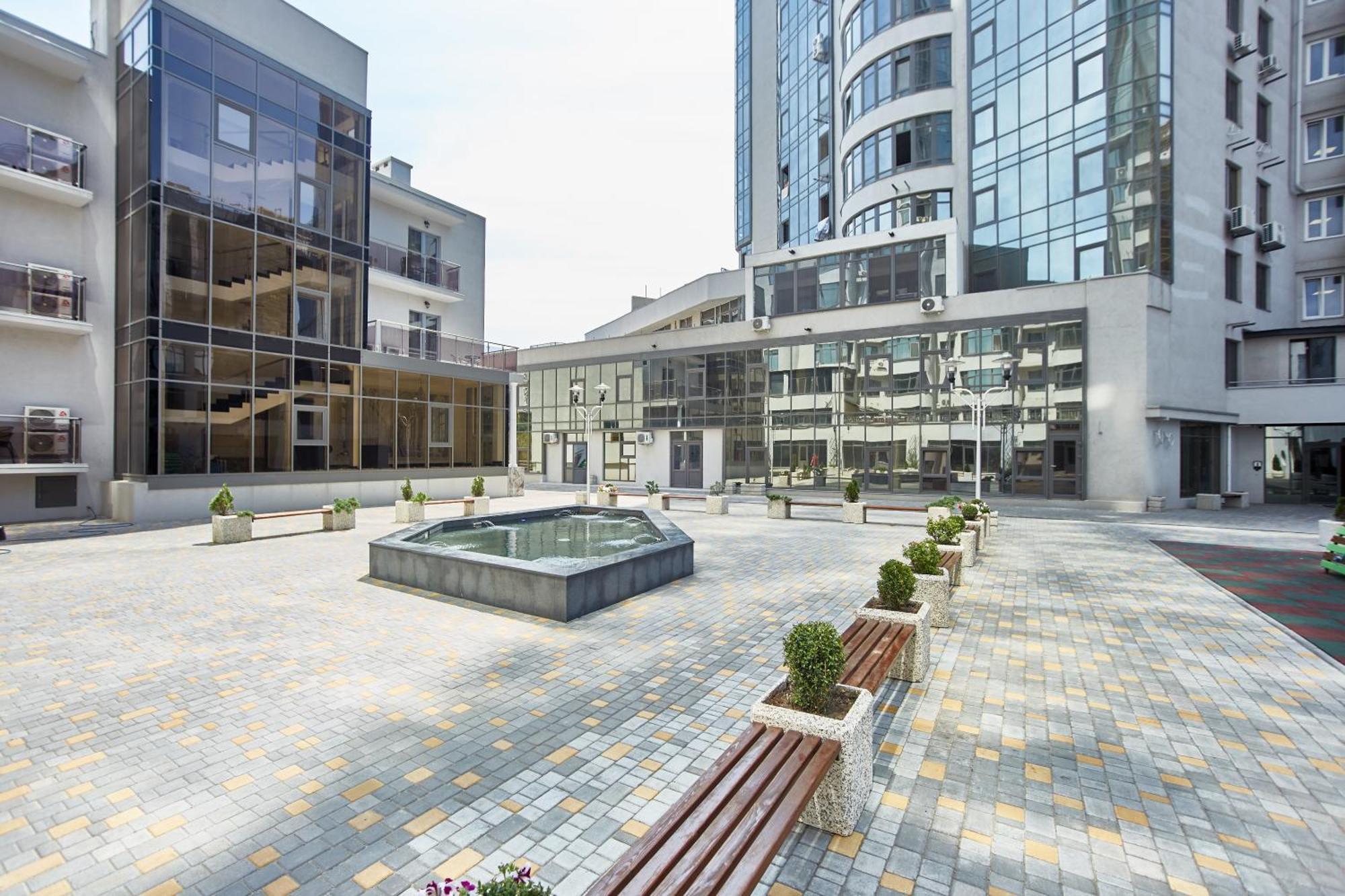 Gagarin Plaza Luxury Sea View Apartments Oldenburg Bagian luar foto